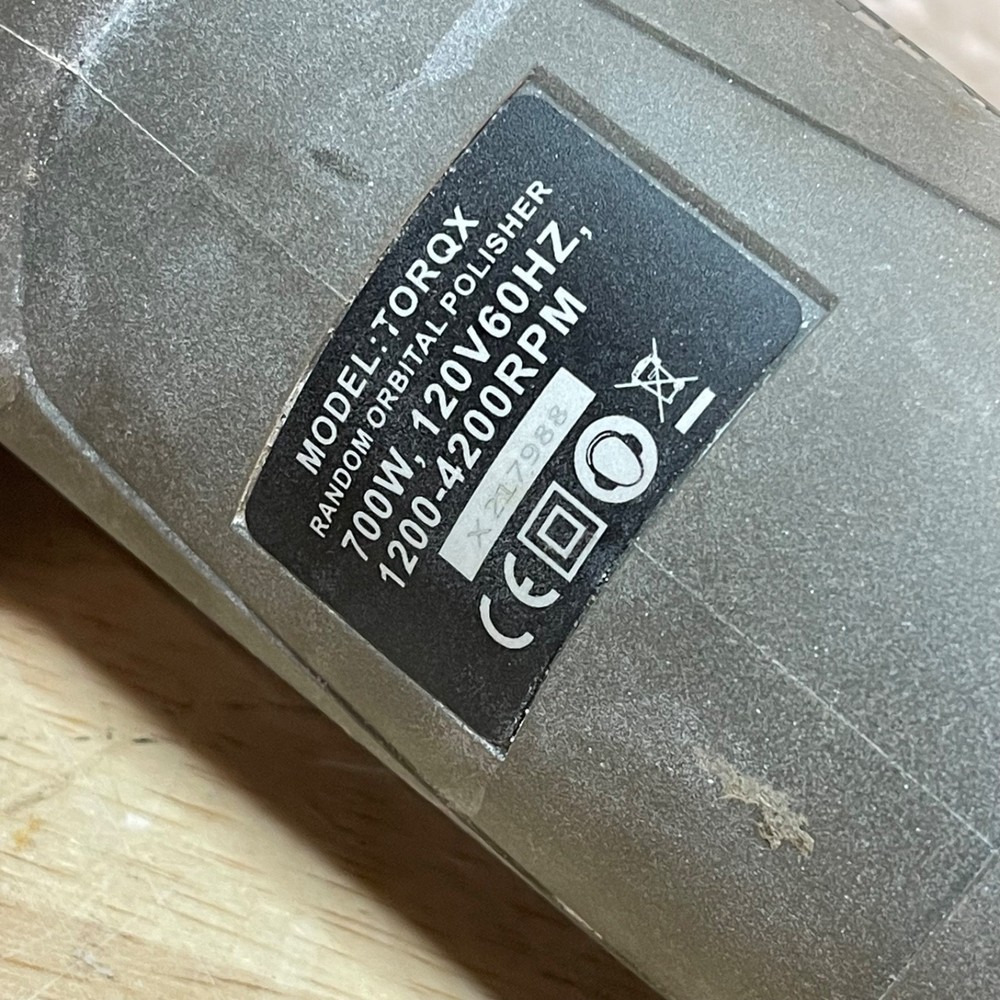 TORQ X RANDOM ORBITAL POLISHER