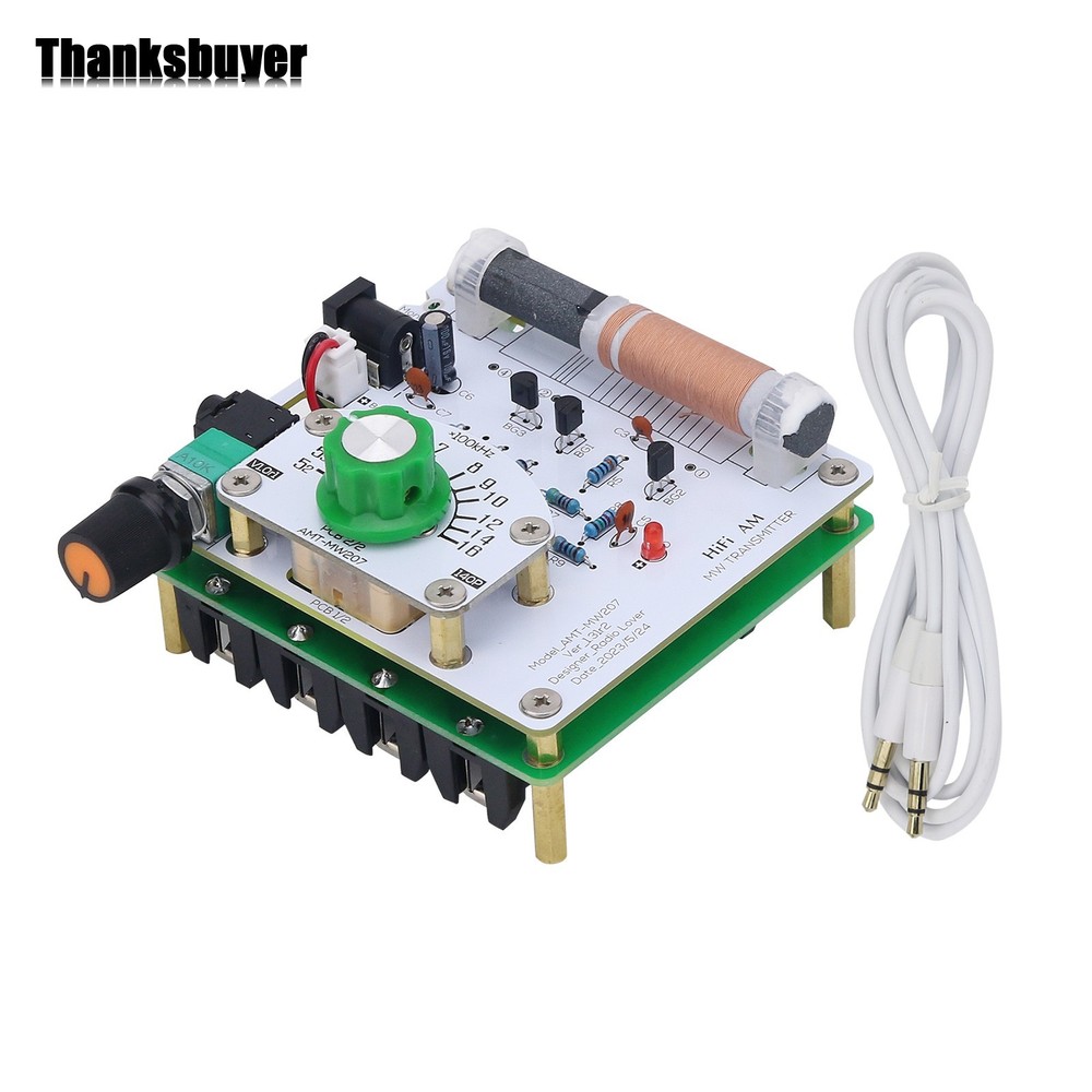 AMT-MW207 525-1605KHz HiFi AM Transmitter MW Finished DIY Circuit Board Radio