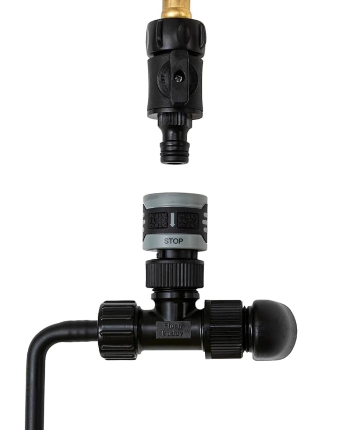 Flush Buddy Yamaha Outboard Engine Flush Adapter - STRAIGHT Quick Connect