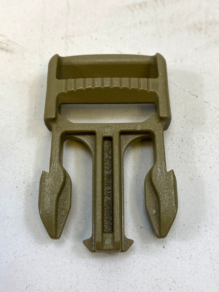 1" ITW Side Release Surface Mount Surmount Replacement Buckle TAN