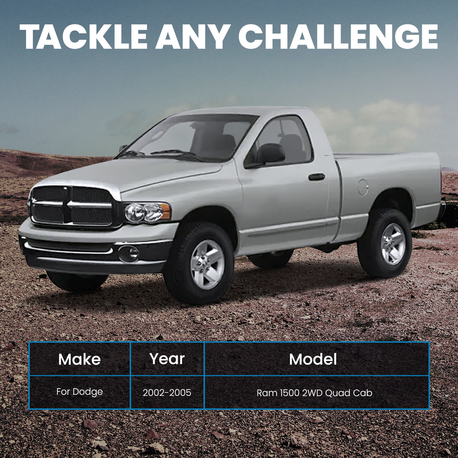 5" Lowering Drop Flip Kit For Dodge Ram 1500 Std & Quad Cab 2WD 2002-2008