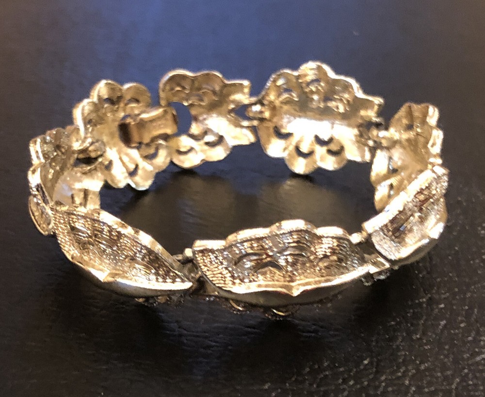 Two CORO Signed Vintage Link Bracelets