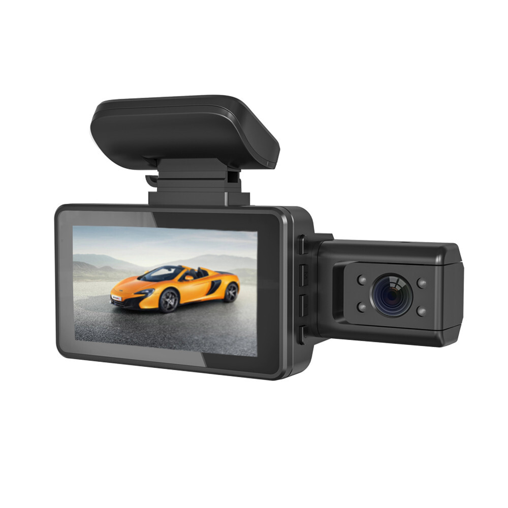 3in Dash Cam Car DVR Video Recorder G-Sensor Front Inside Camera Loop Recording