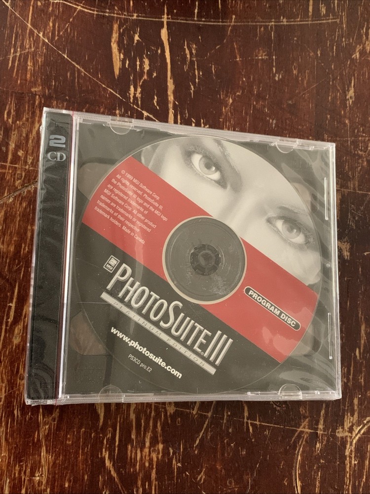 Photo Suite III Computer CD Disc ( New Sealed )