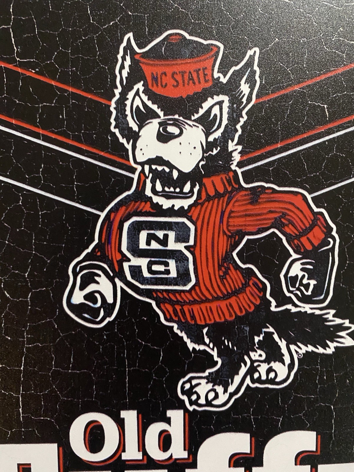 New Belgium Brewing NC State Wolfpack - Sign - Old Tuffy - North Carolina