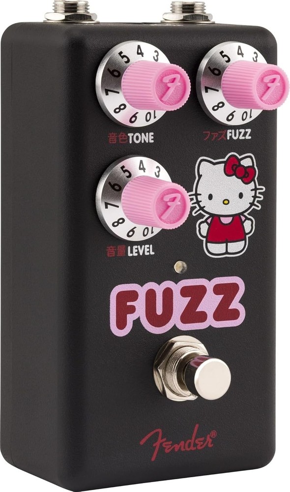 Fender Fuzz Pedal Hello Kitty Black