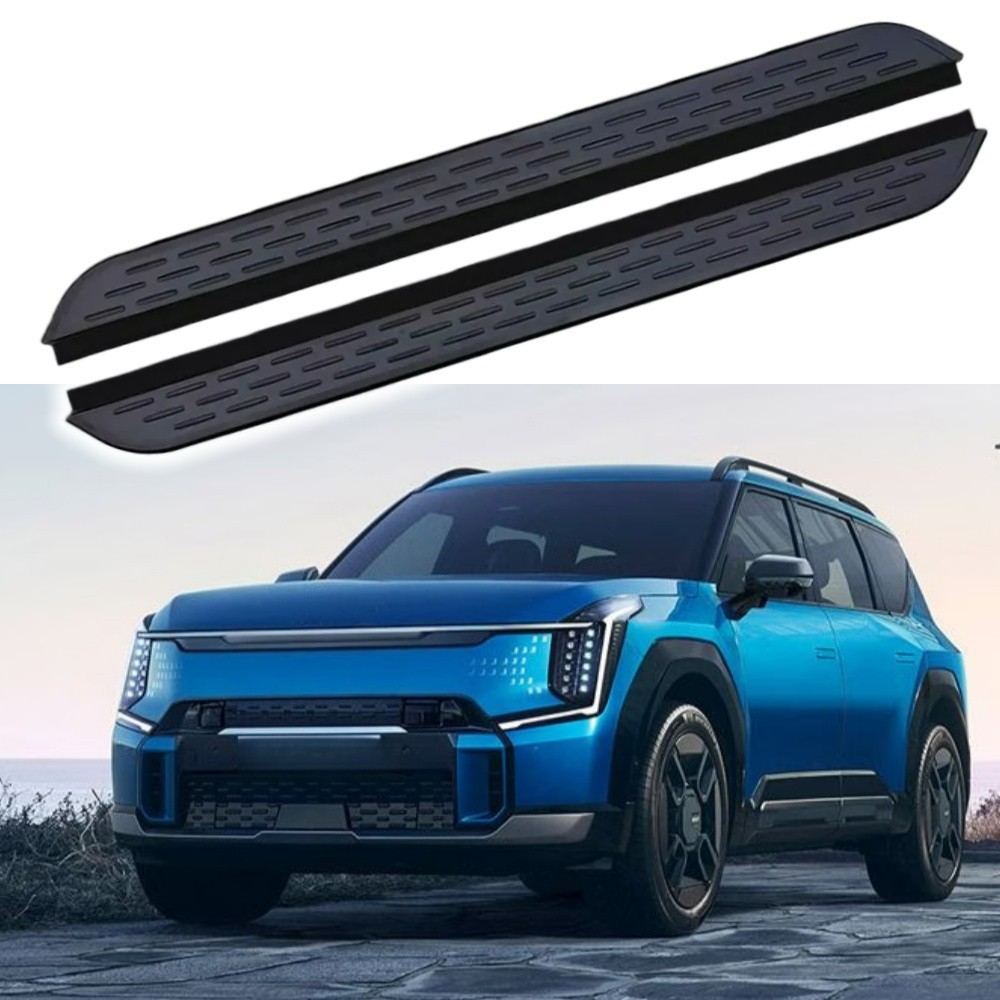 2PCS Fits For Kia EV9 2024-2026 Running Boards Side Steps Nerf Bars