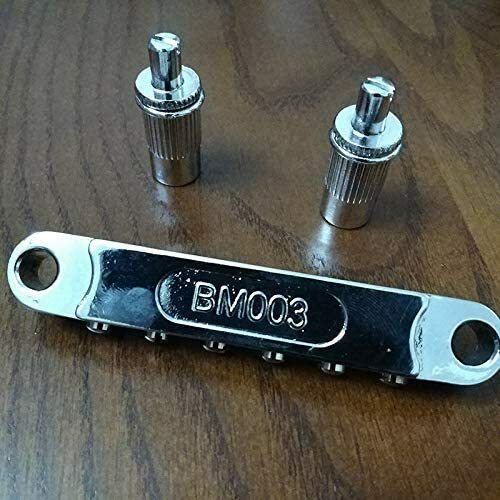 2Sets Chrome Roller Bridge Tune-o-Matic for Epiphone guitars w/m8 threaded posts