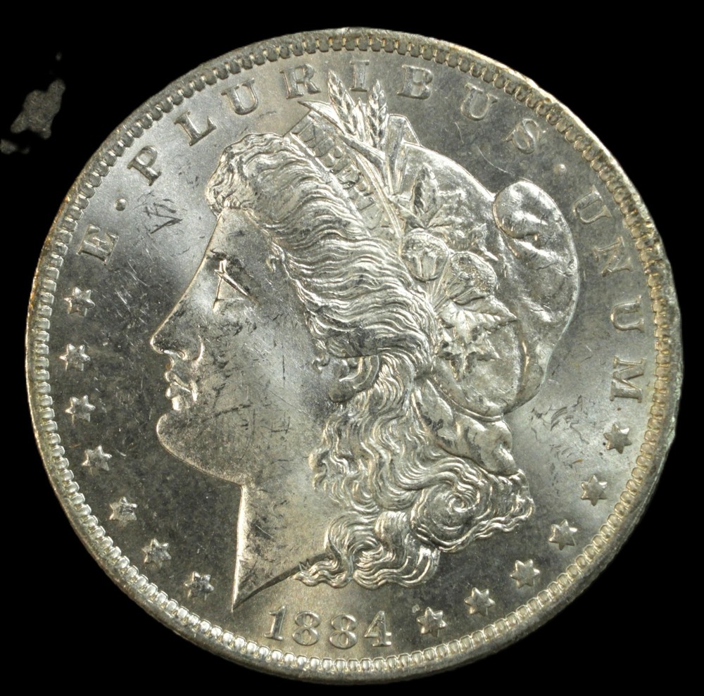 1884-O $1 Morgan Silver Dollar-Choice BU- SMH 1663
