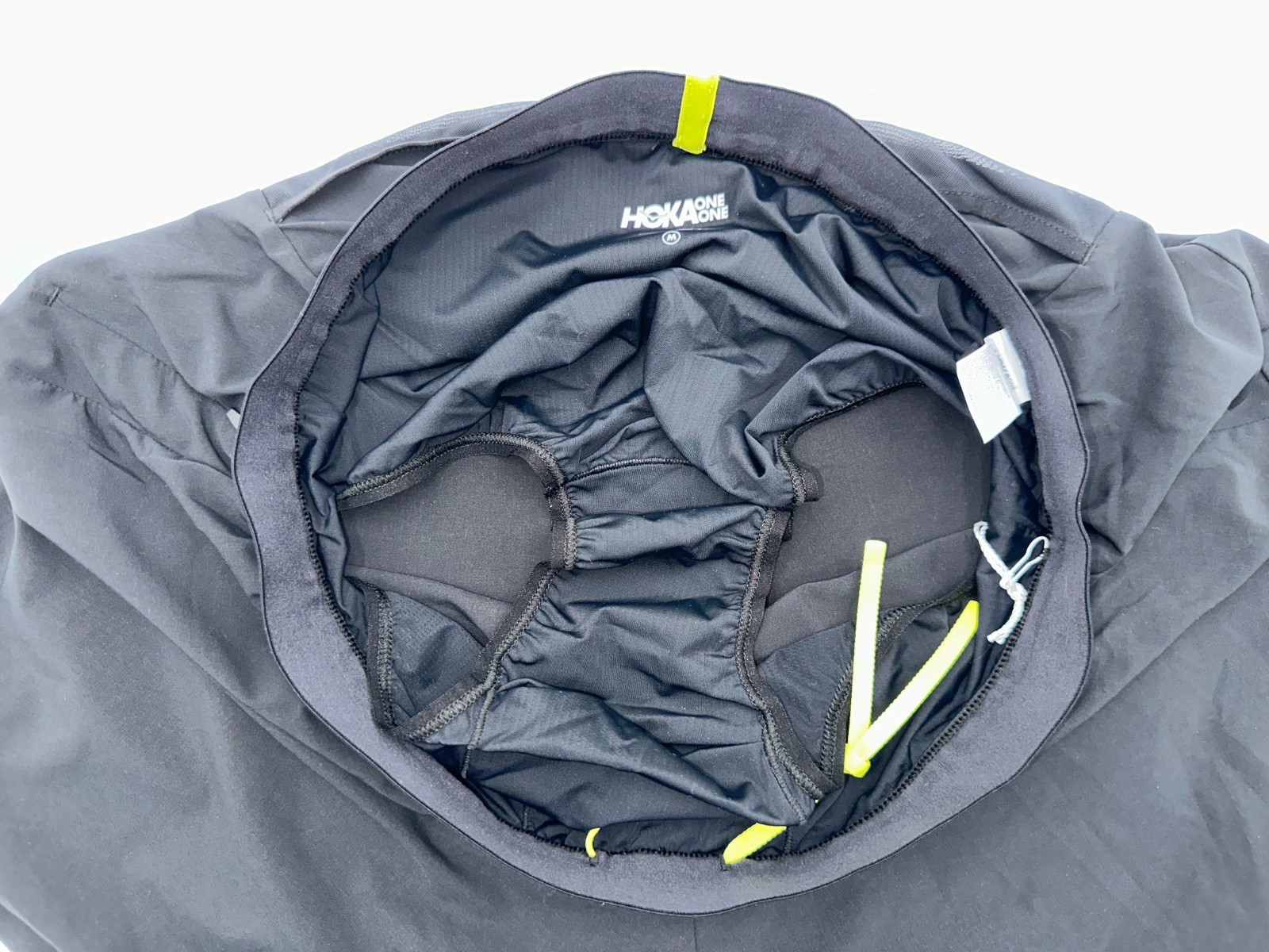 $68 HOKA Men's Glide Short with Brief 5" - 1151077 -Black - Medium-New With Tag