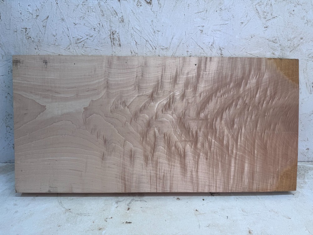 Figured Hard Maple Billet | Angel Step | FM 120