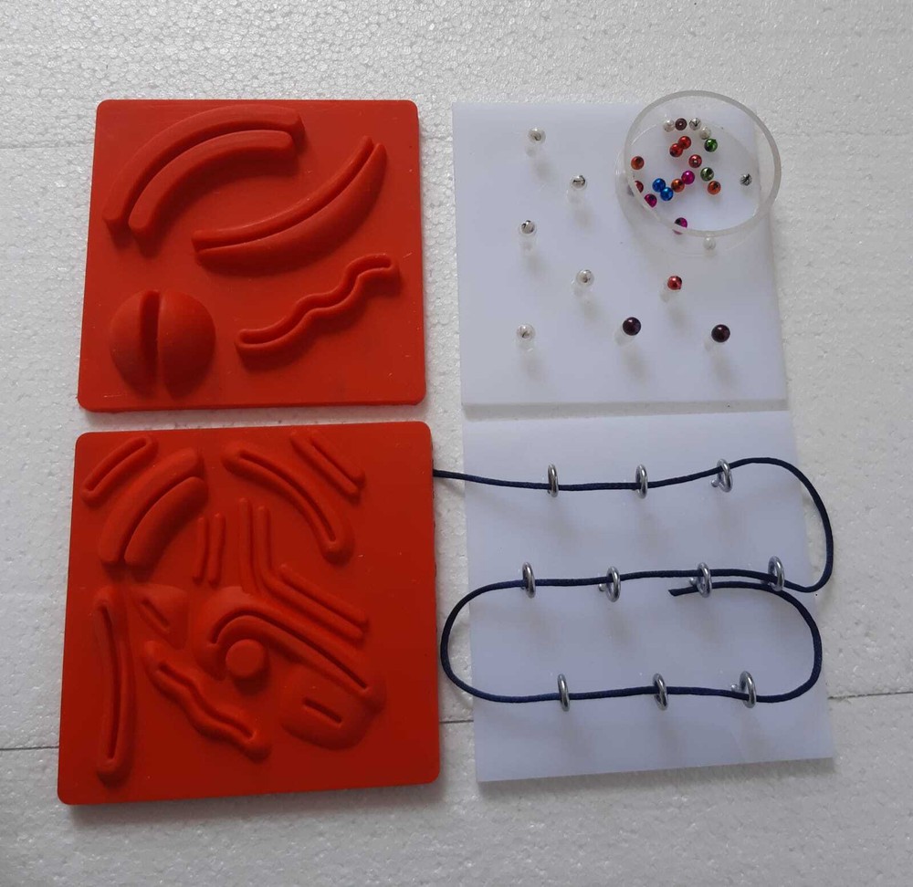 Laparoscopic Foldable Virtual Simulator Trainer Box Suture Training Kit Set