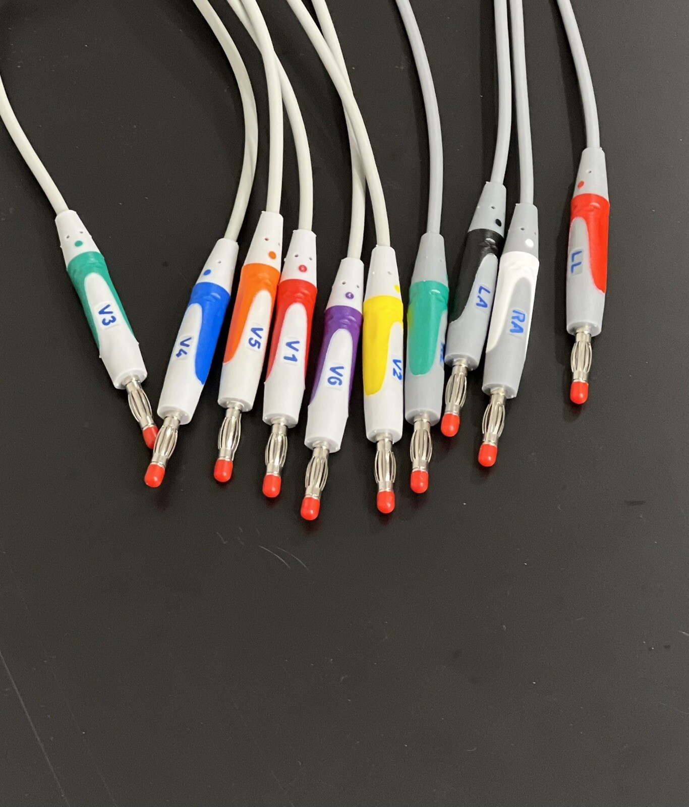 Welch Allyn CardioPerfect SE-PRO-600 EKG Cable Banana Leads - Same Day Shipping