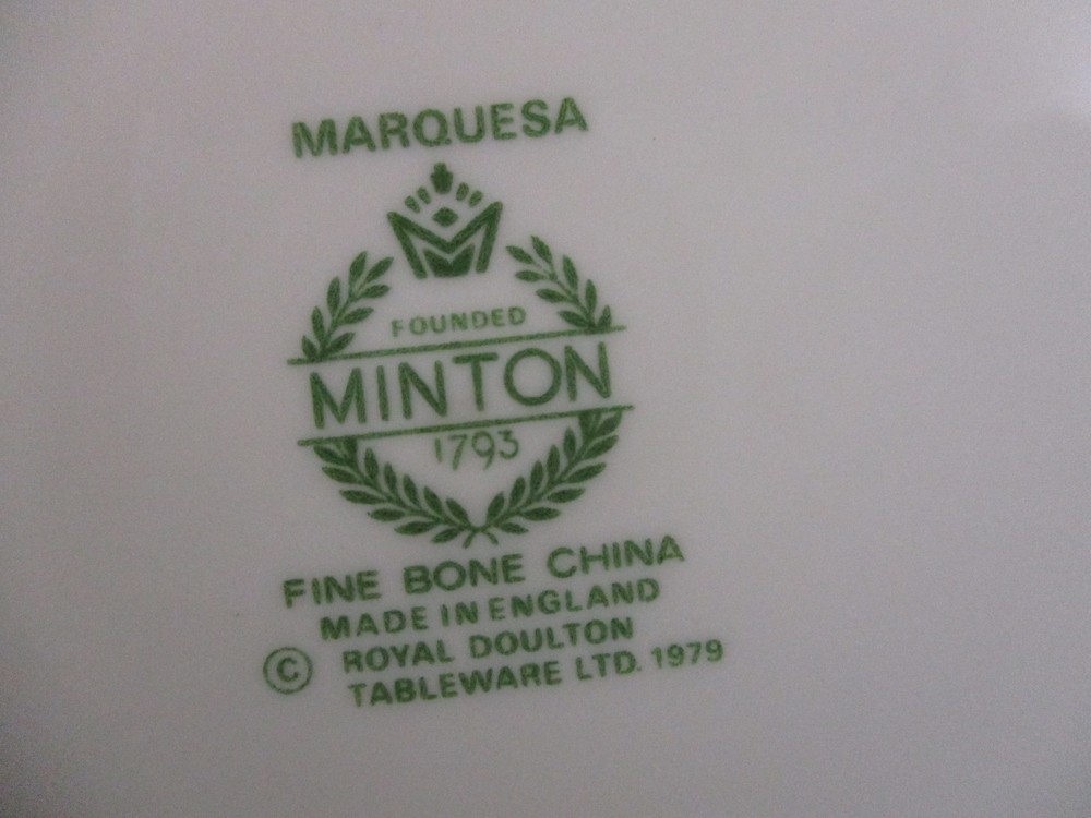 MINTON MARQUESA DINNER PLATE - 10 5/8" 1001D