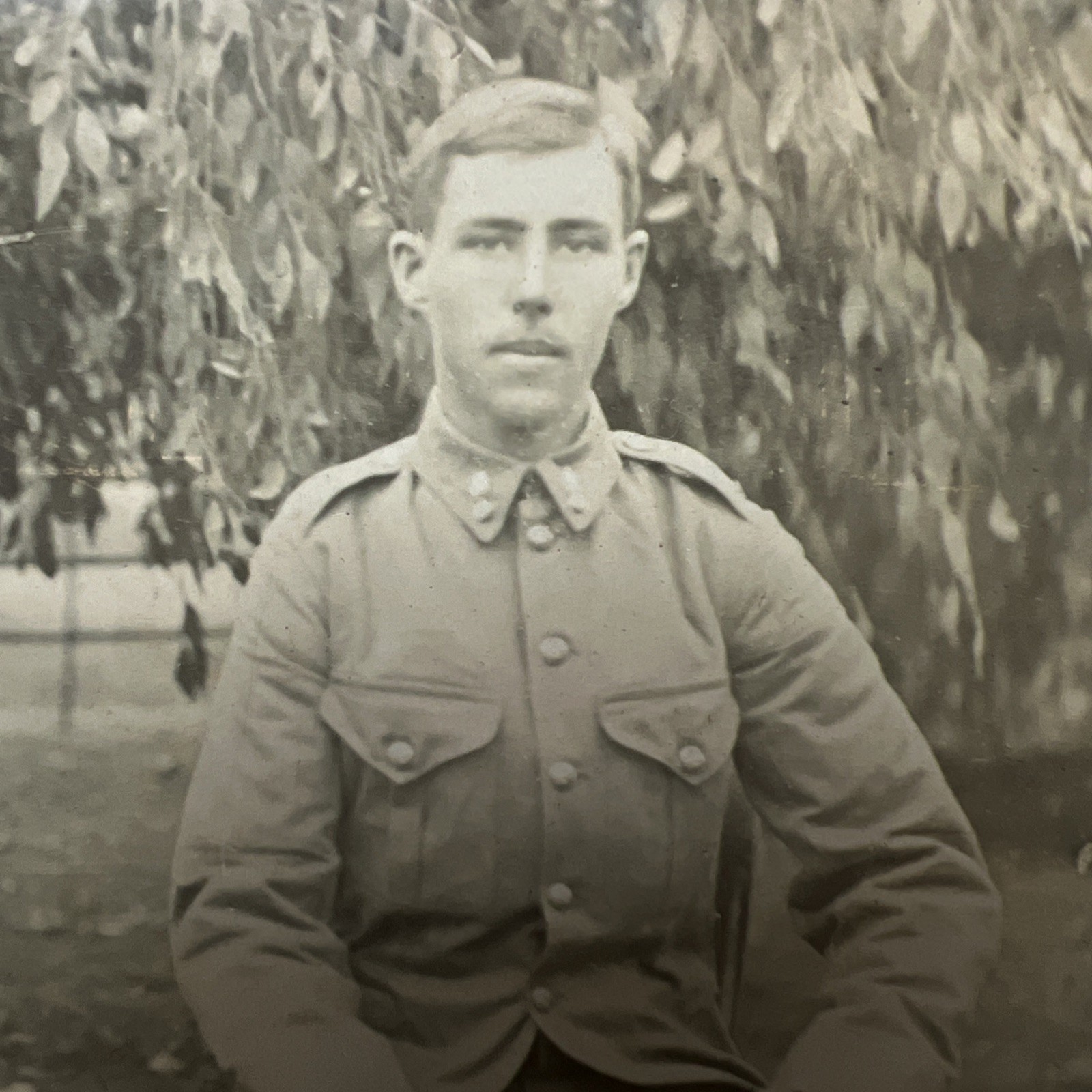 WW1 photo soldier Royal Scot’s Fusiliers, British Army RPPC