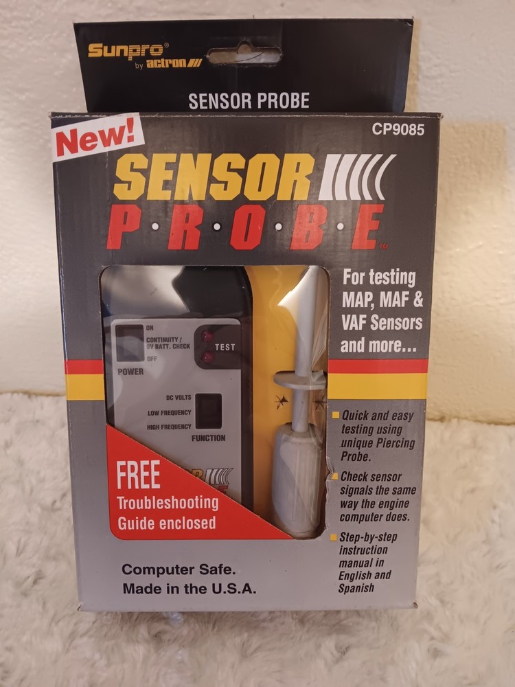 NOS Sunpro Actron III CP 9085 Sensor Probe Map Maf, Vaf Testing Meter ( SEALED)