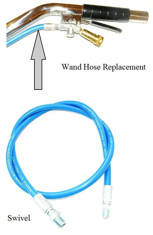 Carpet Cleaning Wand Solution Hose Line Replacement