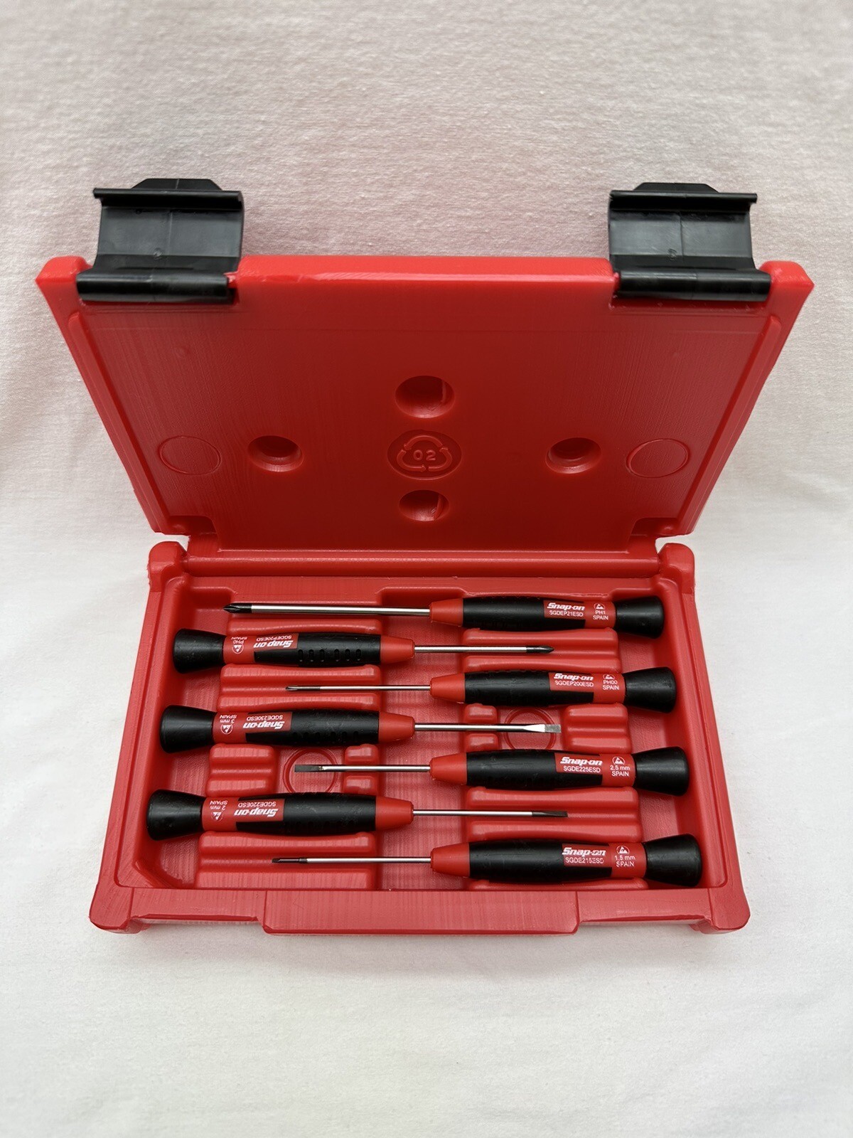 Snap-on 7 PC Miniature Electronic Screwdriver Set SGDE70ESD