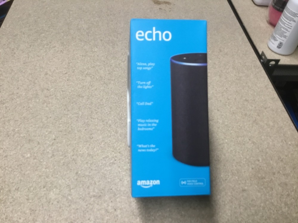 Amazon Echo (2nd Generation) Smart Assistant - Charcoal Fabric