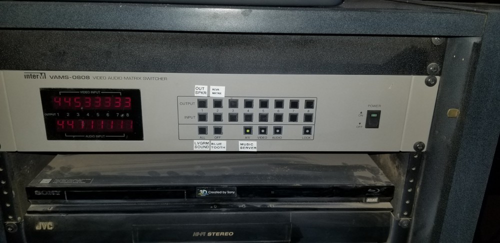 INTER-M VAMS-0808 VIDEO AUDIO MATRIX SWITCHER