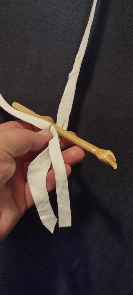 Native American Eagle Wing Bone Whistle 6" Replica Eagle Head Effigy