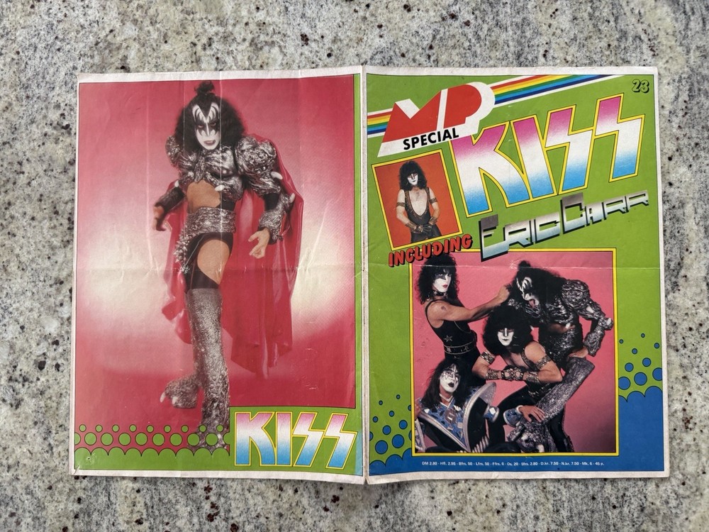 KISS 1981 MUZIEK PARADE MAGAZINE MP GENE PAUL ACE ERIC AUCOIN VINTAGE VERY RARE