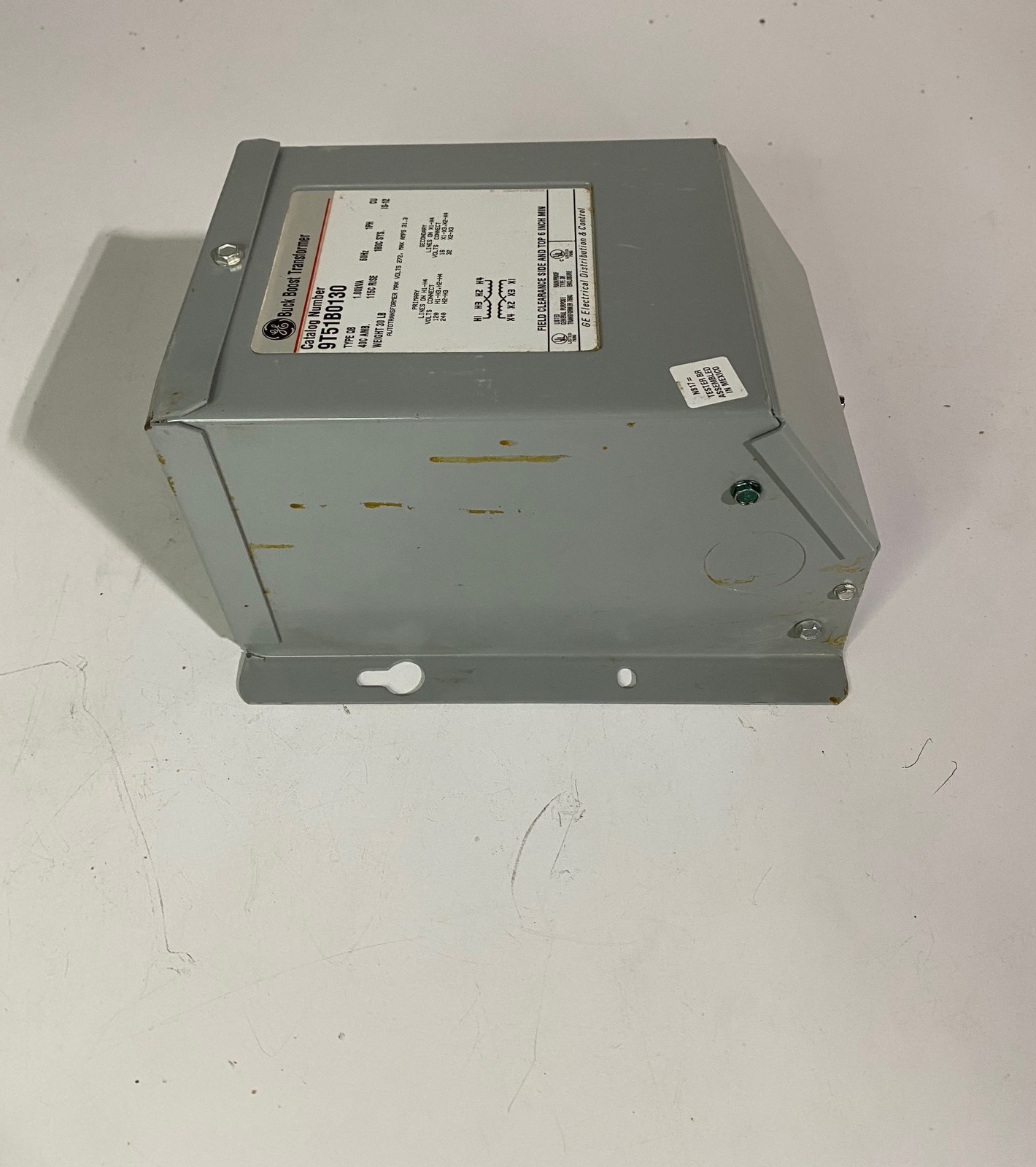ONE (1) GENERAL ELECTRIC Buck Boost Transformer 9T51B0130 (NEW)