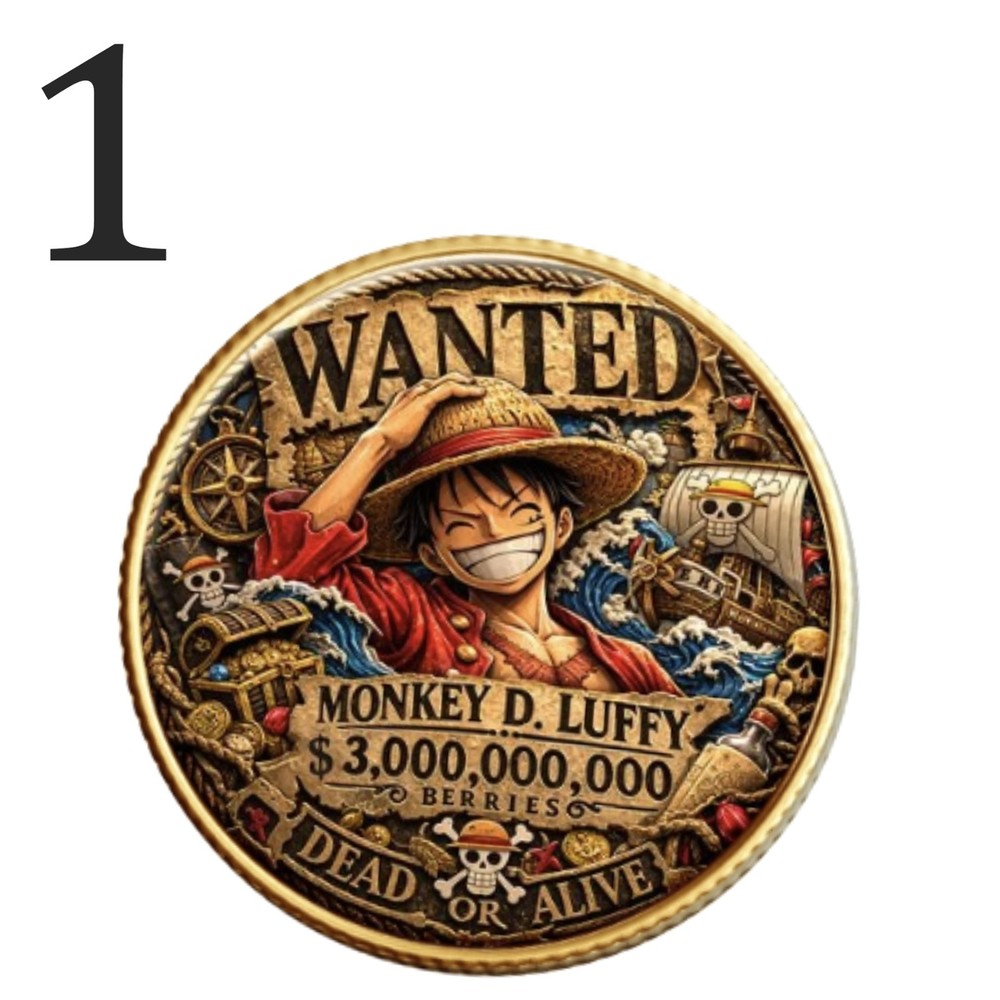 One Piece Challenge Coin - One Piece Commemorative Fan Gift