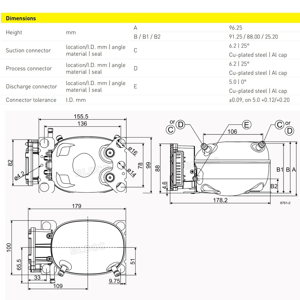 SECOP R134a BD1.4F DC Micro Compressor + DC 12V/24V 101N2040 Controller Unit Kit