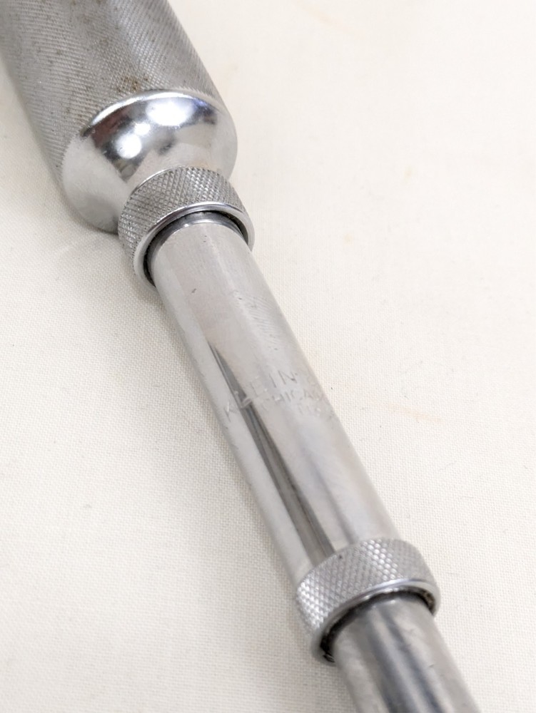 Klein & Sons 64002 Push Drill Hand Tool Vintage Chicago IL Screwdriver NO BITS