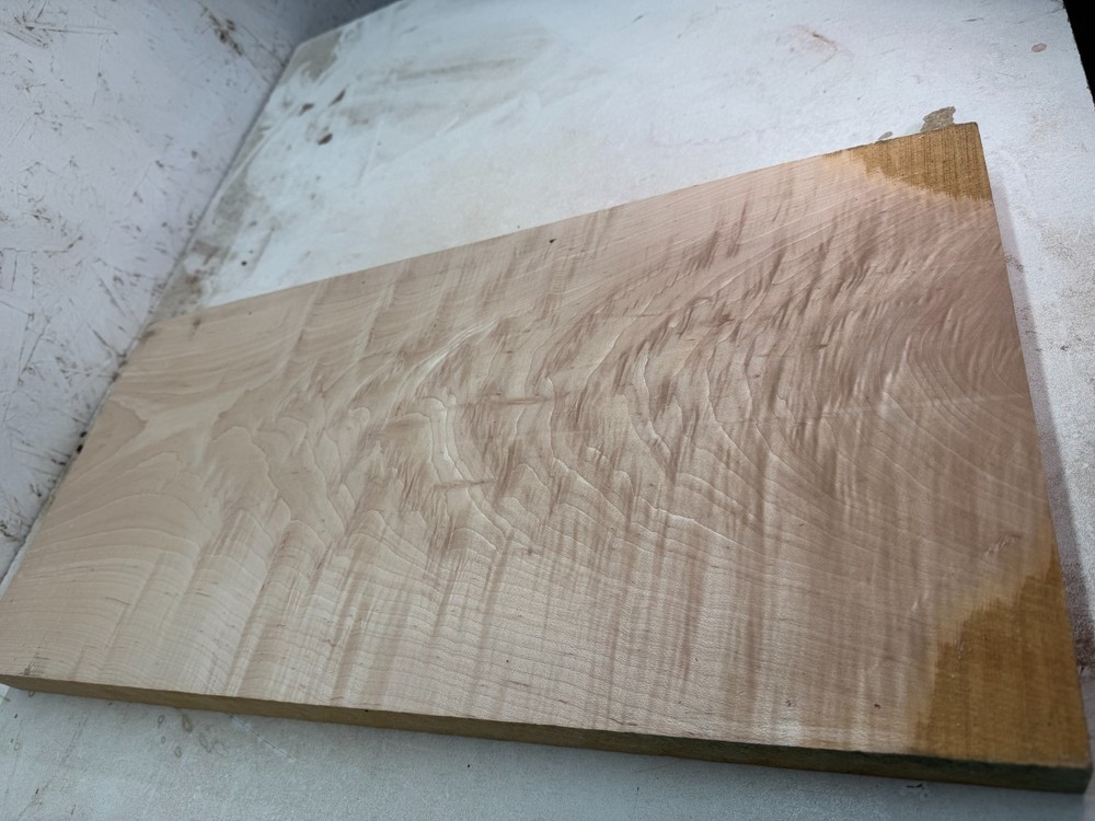 Figured Hard Maple Billet | Angel Step | FM 120