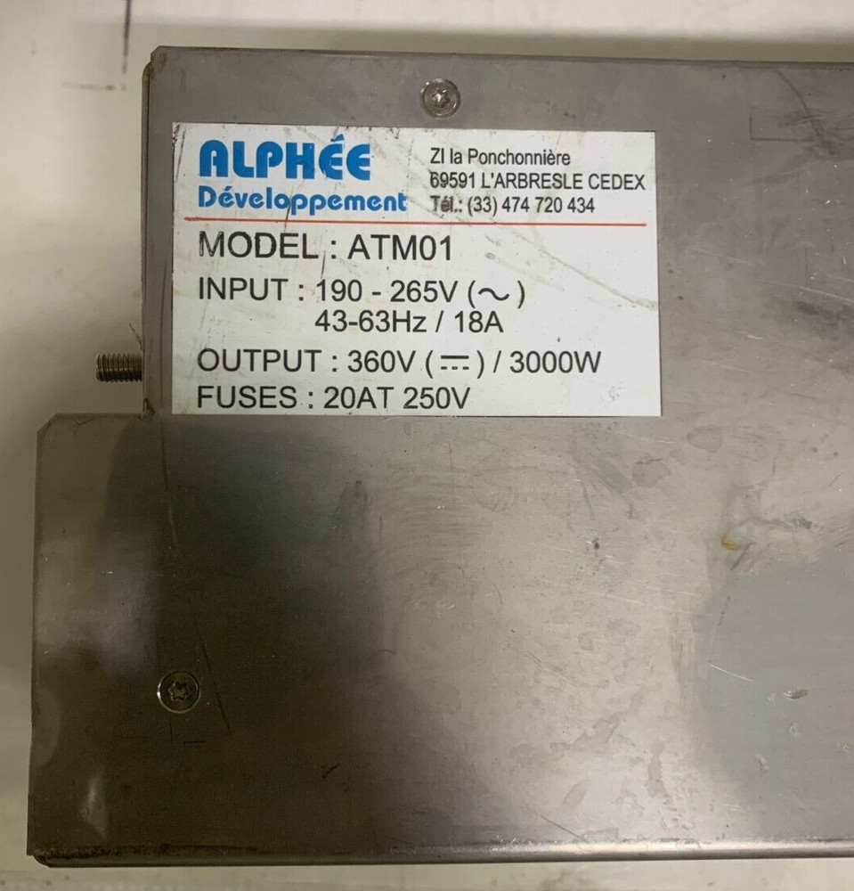 ALPHEE DEVELOPMENT ATM01