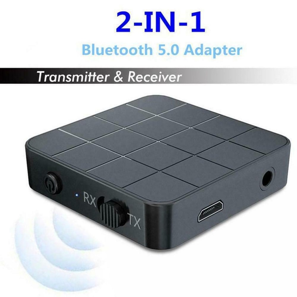3.5mm Mini Dual Mode Bluetooth 5.0 Transmitter&Receiver Adapter Audio Cable e