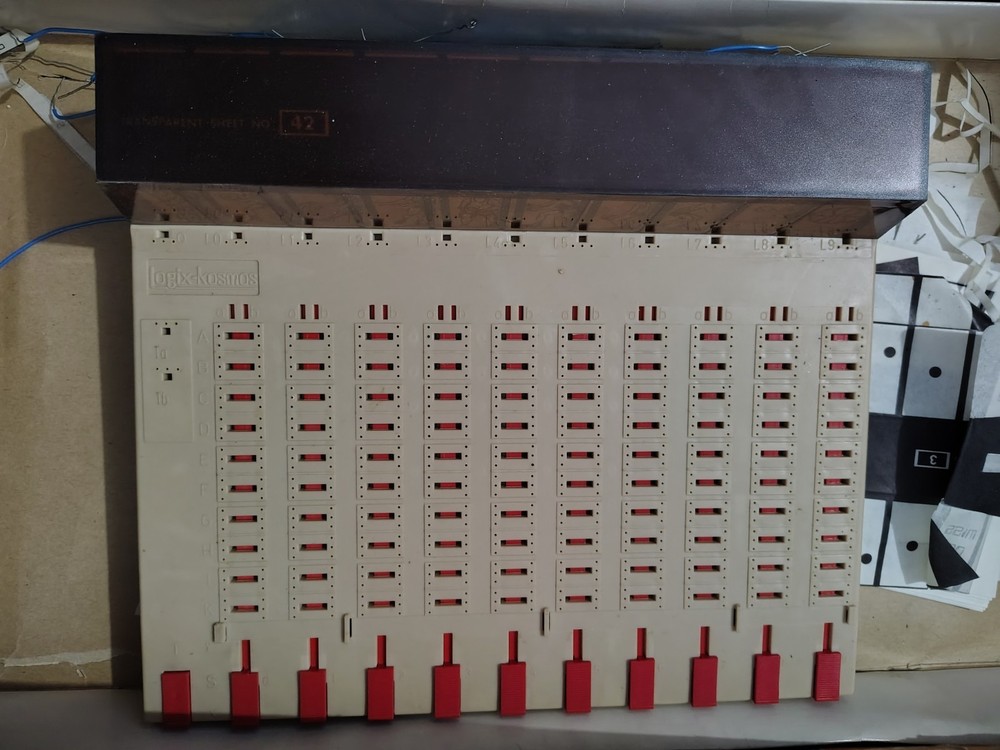 Logix Kosmos #0-600 Electronic Computer 1971 Vtg With Manual