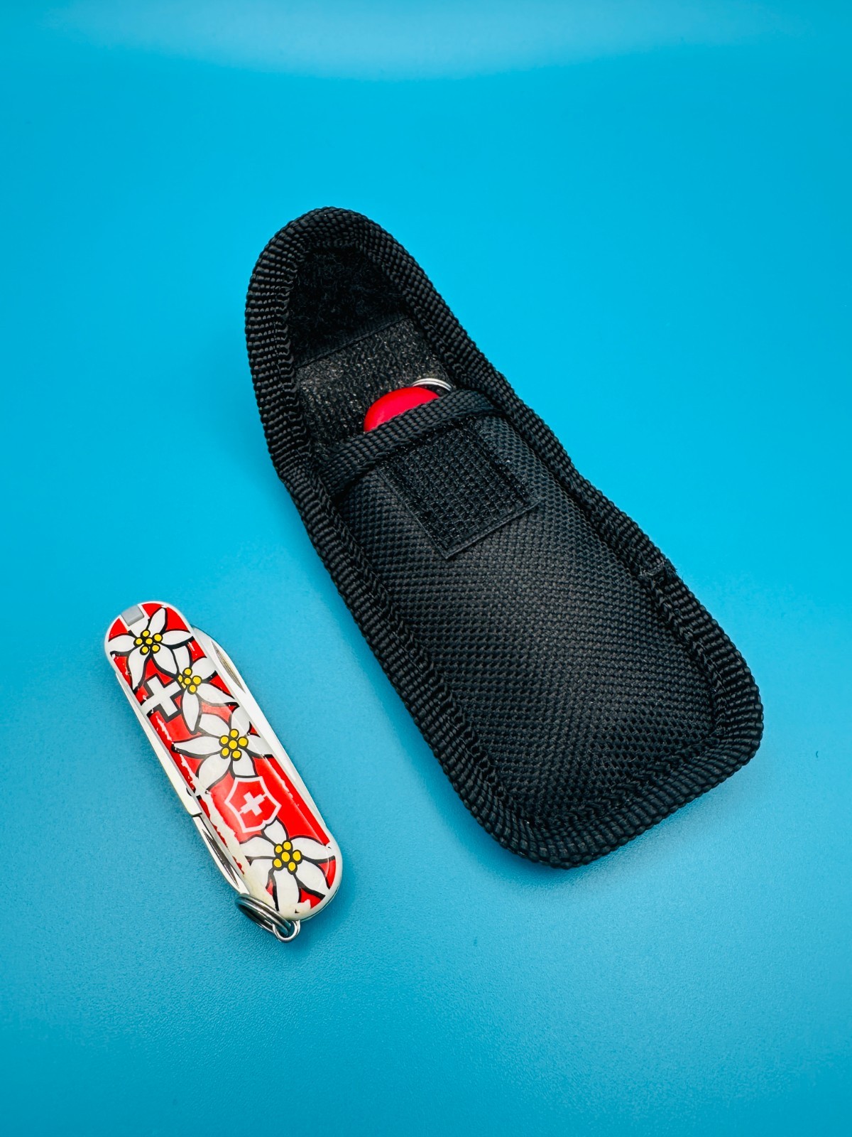 Sheath Knife Pouch Holder 2–5" Nylon or Leather Belt Case for Swiss Army Knives