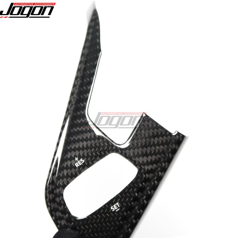 Carbon Interior 3-Button Steering Wheel Button Cover For C8 Corvette 2LT 3LT 20+