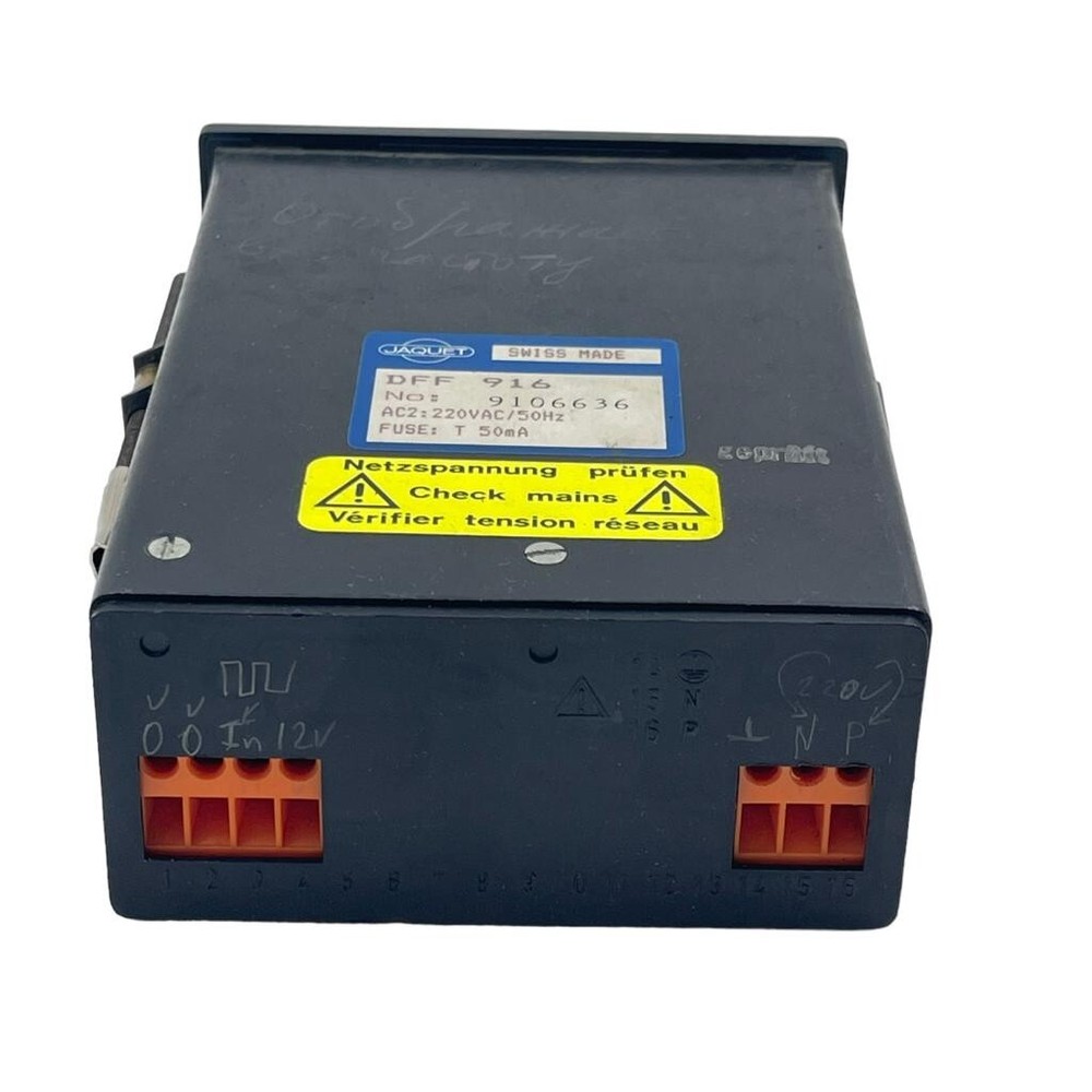 JAQUET DFF916 DIGITAL DISPLAY TACHOMETER