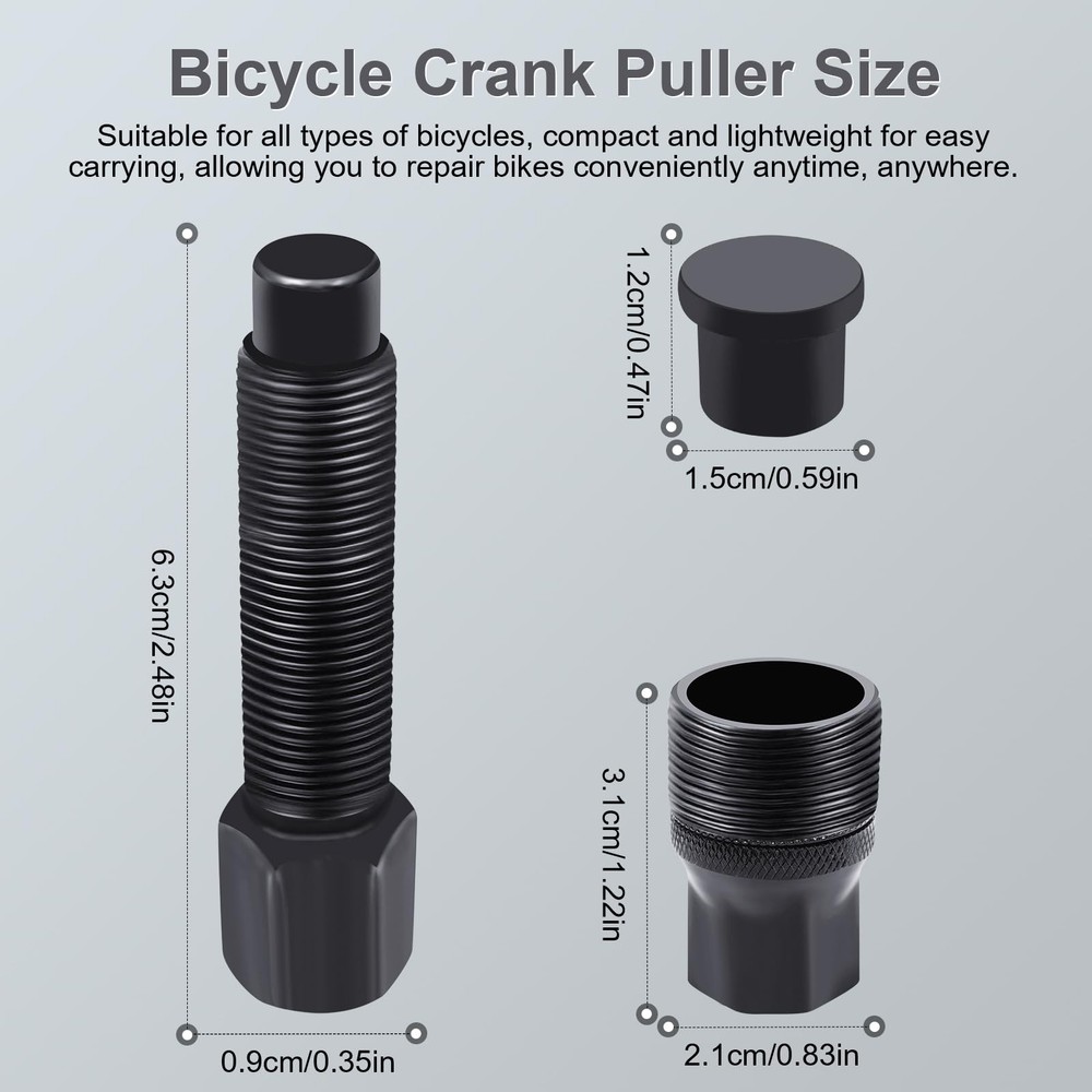 Bicycle Crank Puller Removal Tool Standard Maintenance Arm Extractor Tool Kit
