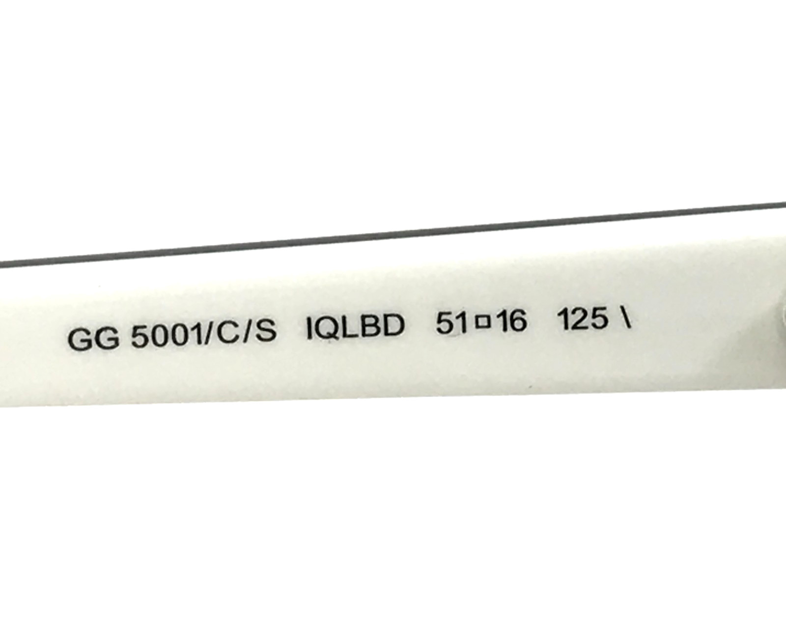 Gucci Kids Sunglasses GG5001/C/S IQLBD Black White Round Frames with Gray Lenses