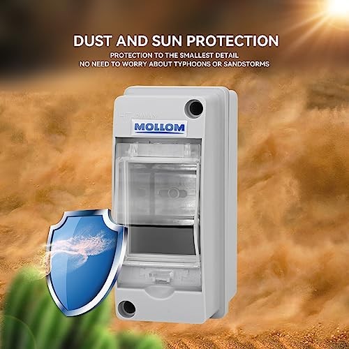 Solar Panel Disconnect Switch 1000V 30Amp IP65 Breaker Box with 2P DC