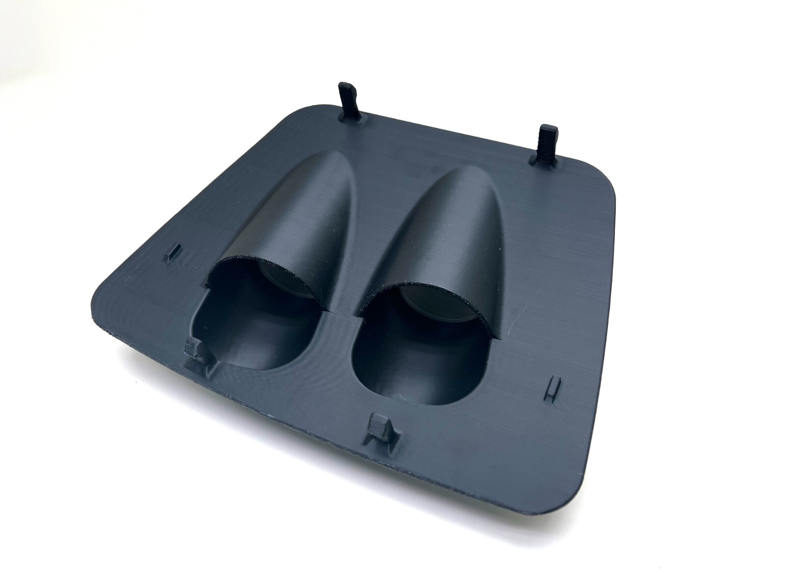 DUAL CENTER GAUGE PODS -2002-2007 Subaru WRX STI Impreza Gauge Pods - ABS Black