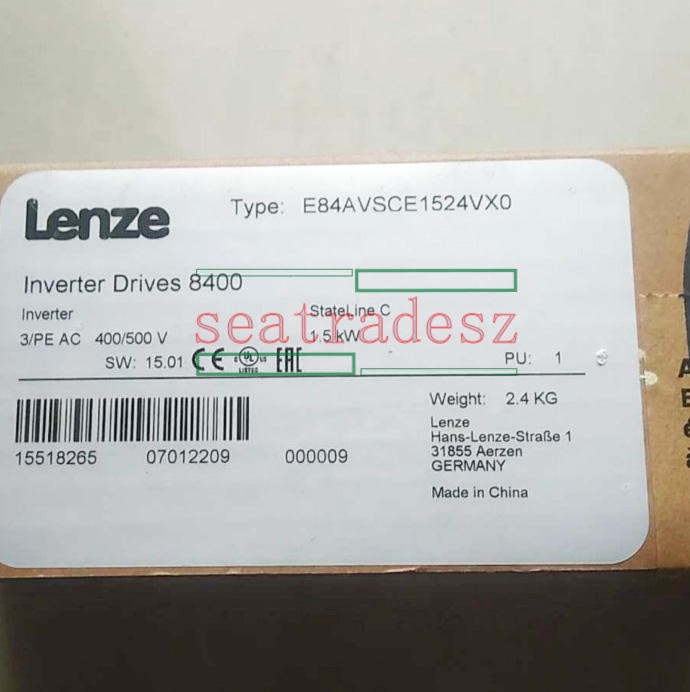 1PC New Lenze E84AVSCE1524VX0 Inverter