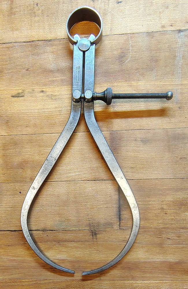 🗽 VINTAGE UNION TOOL 8" OD CALIPER