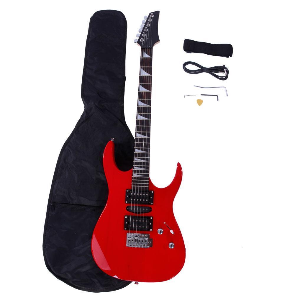 Glarry 170 Style Right Handed Electric Guitar With Guitar Bag & Accessories