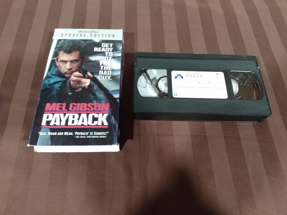 Payback (VHS, 1999) Special Edition Mel Gibson