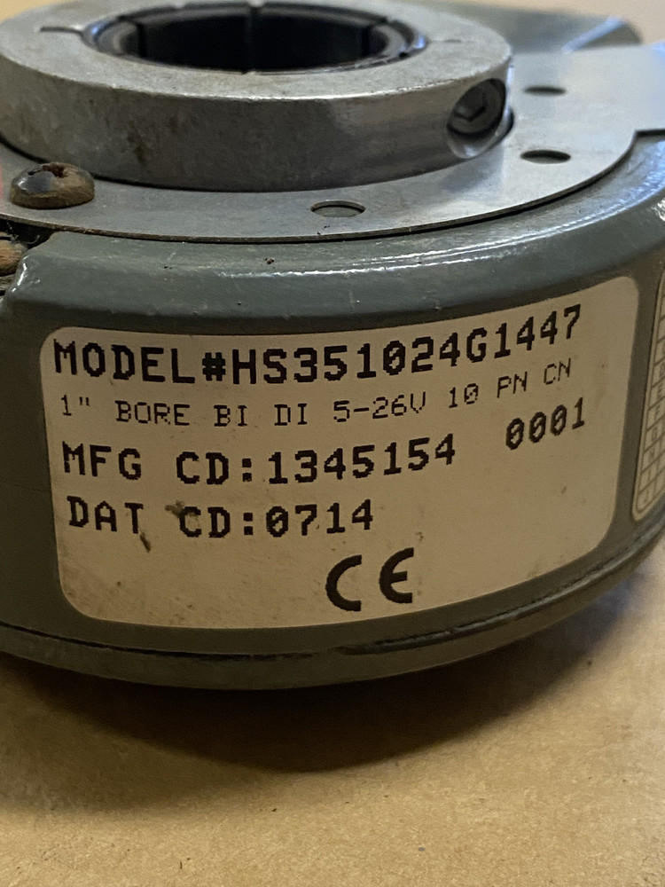 Hollow Shaft Encoder 1" Bore Dynapar HS351024G1447