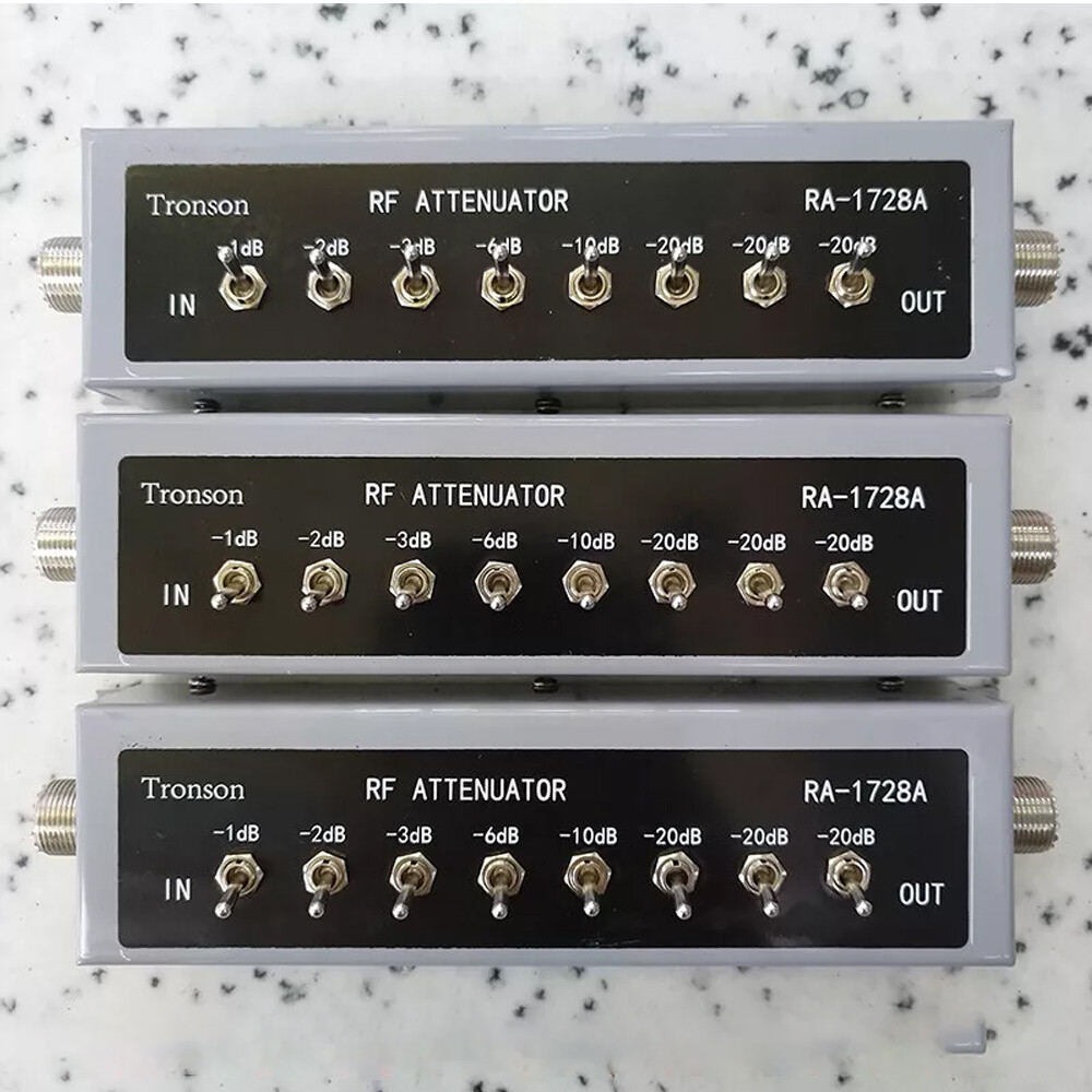 Variable/Step Attenuators RF ATTENUATOR 82DB 50Ω fits for Ham Radio Transmitter