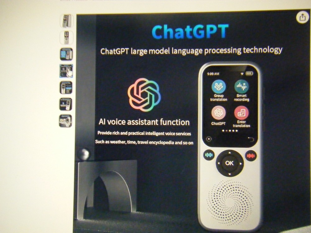 Ai Translator Smart Language Translator Device, Real-Time with 139 Languages