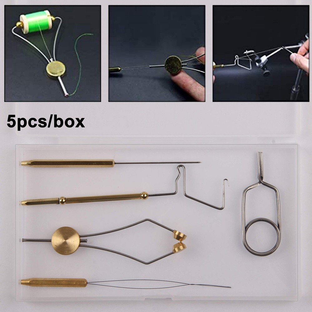 Fly Tying Tools Kit, Fly Tying Vise, Fly Tying Bobbin Thread, Fly Tying Bodki...