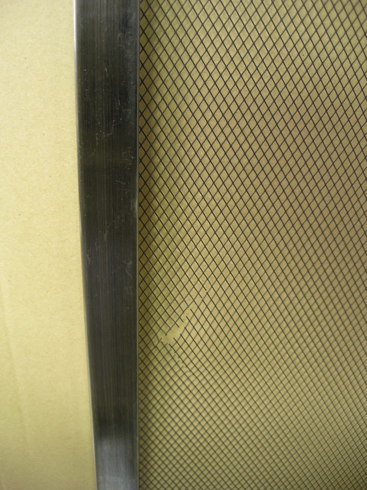Pleasant Hearth Plated Pewter Fireplace Screen FA340S ***DAMAGED*************